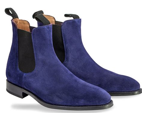 navy blue chelsea boots men.